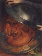 Giuseppe Arcimboldo The cook or the roast disk Spain oil painting reproduction